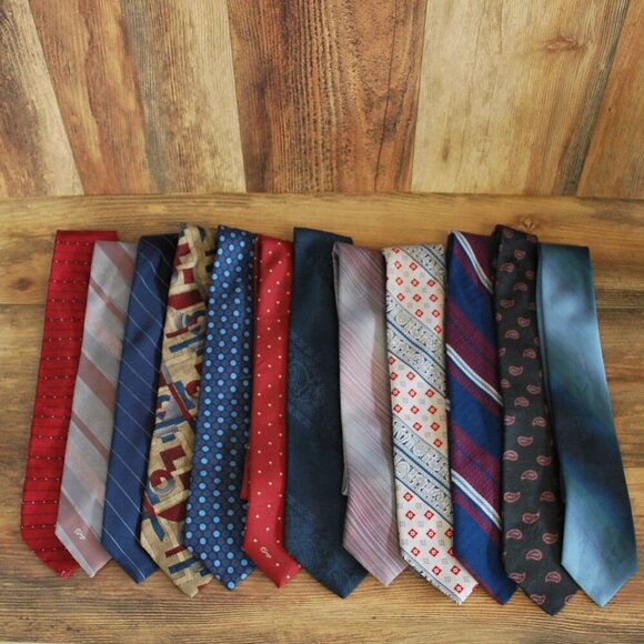 Men's Neckties 13x Total Various Bundle in One